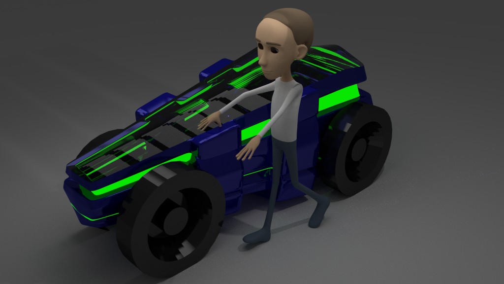 character with car preview image 1